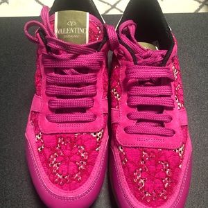 Valentino Lace Sneakers- Authentic
